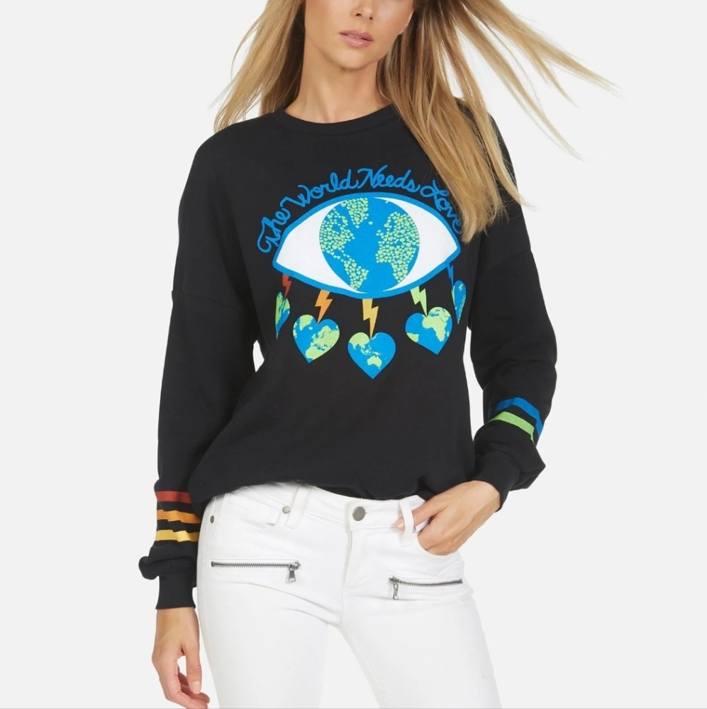 Lauren Moshi Sierra World Eye Love sweatshirt - Picture 4 of 14
